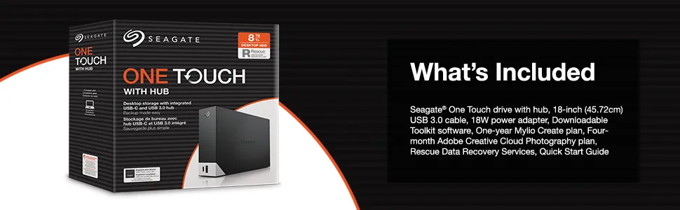 Seagate One Touch Hub 4TB External Hard Drive overview 10