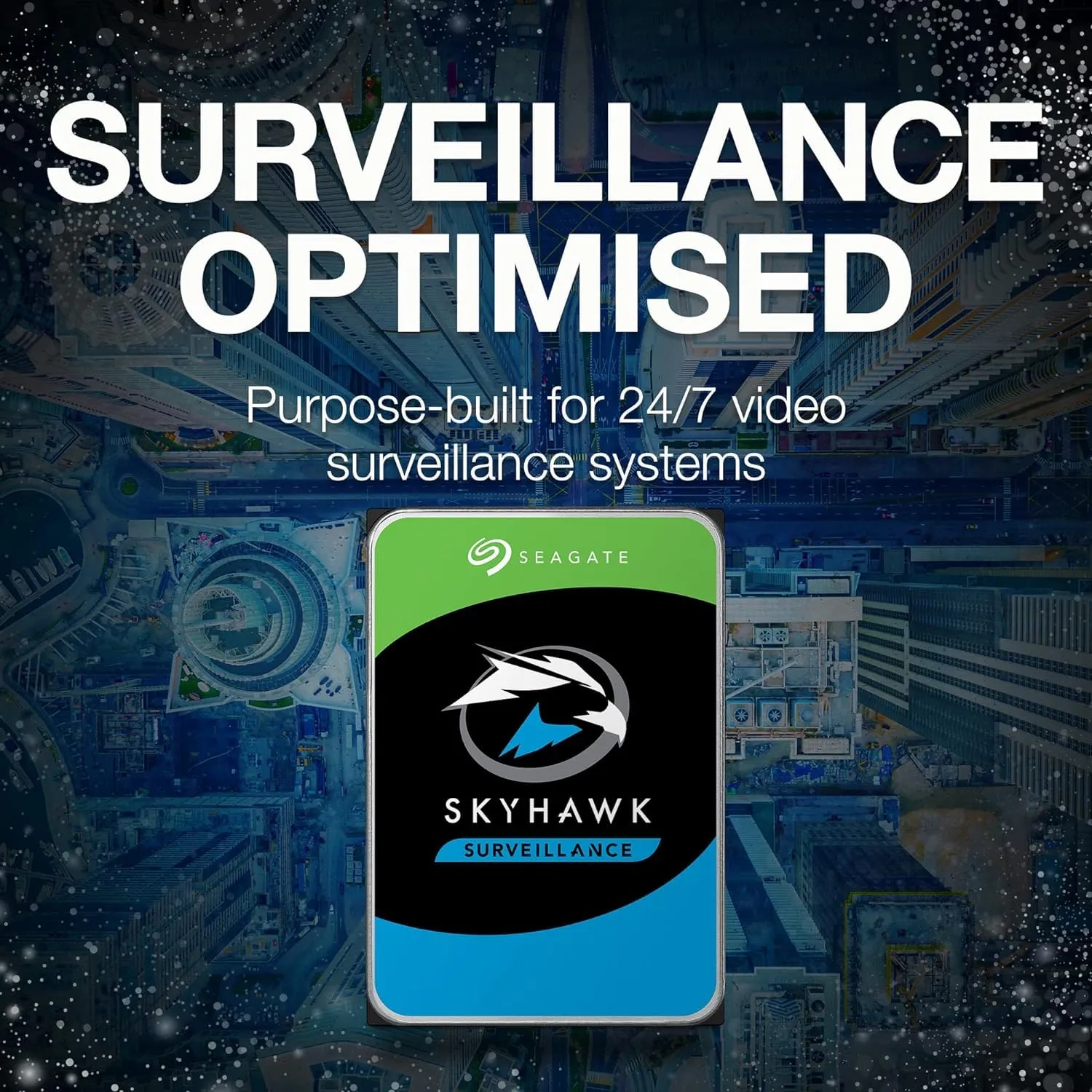 Seagate Skyhawk 4TB 3.5 inch SATA Surveillance Hard Drive overview 1