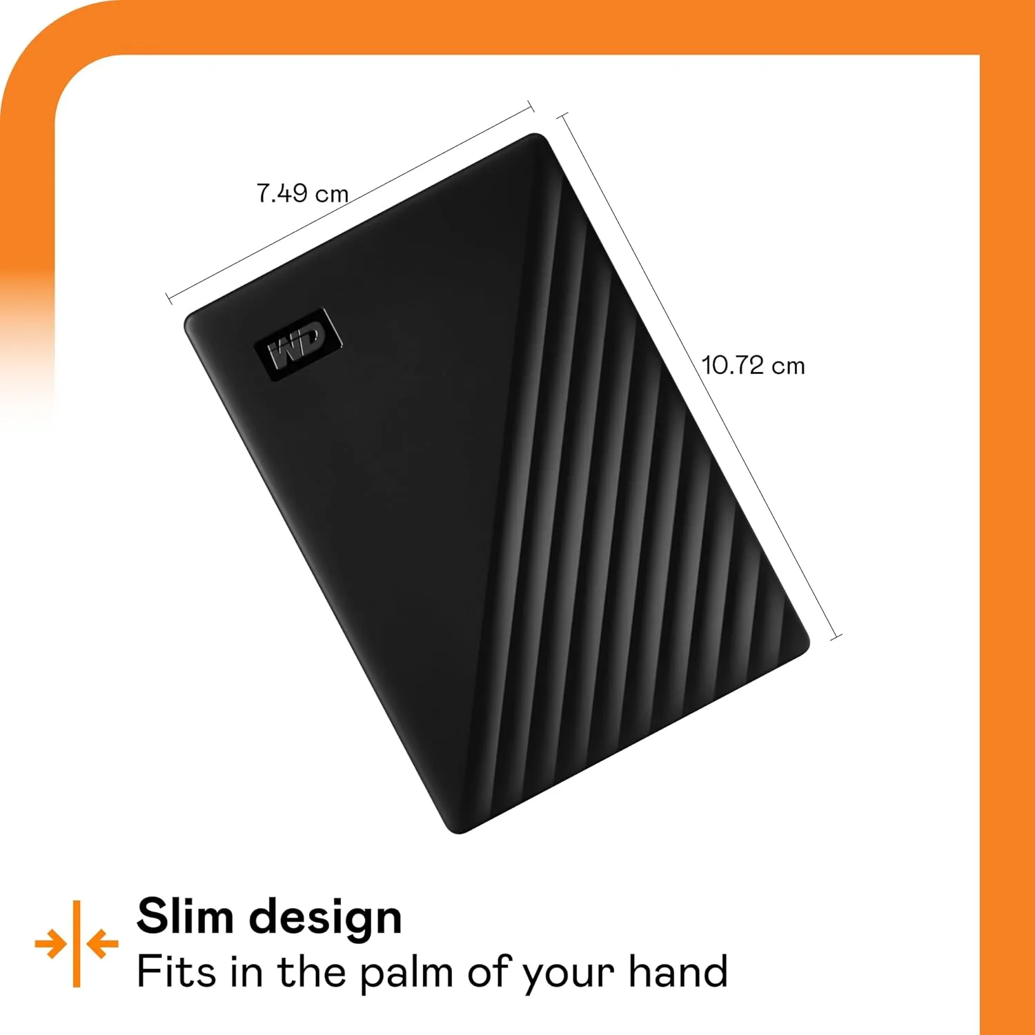 Western Digital My Passport 6TB Portable Hard Drive (Black) overview 2