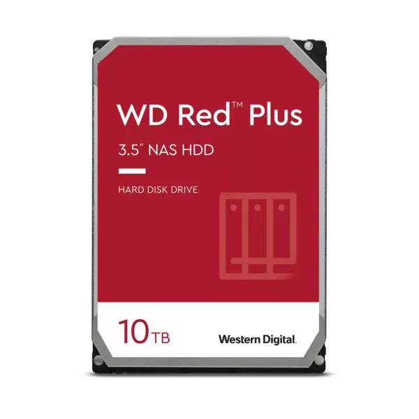 Western Digital Red Plus NAS 10TB 3.5 inch SATA Hard Drive