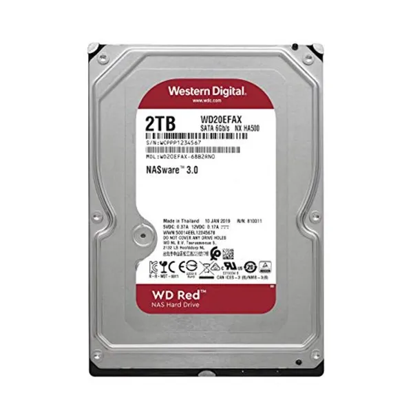 Western Digital Red Plus NAS 2TB 3.5 inch SATA Hard Drive