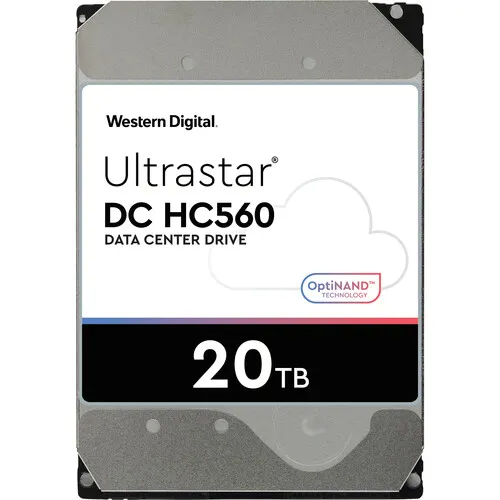 Western Digital Ultrastar DC HC560 20TB 3.5 inch Data Center SATA Hard Drive overview 1