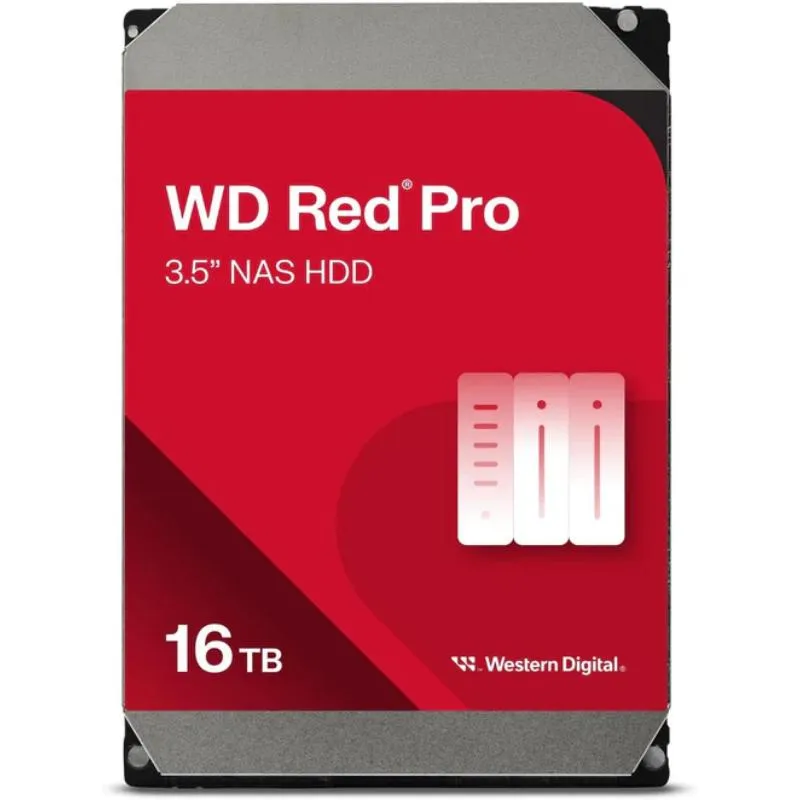 Western Digital WD Red Pro 16TB 3.5" SATA 7200RPM NAS Internal Hard Disk Drive