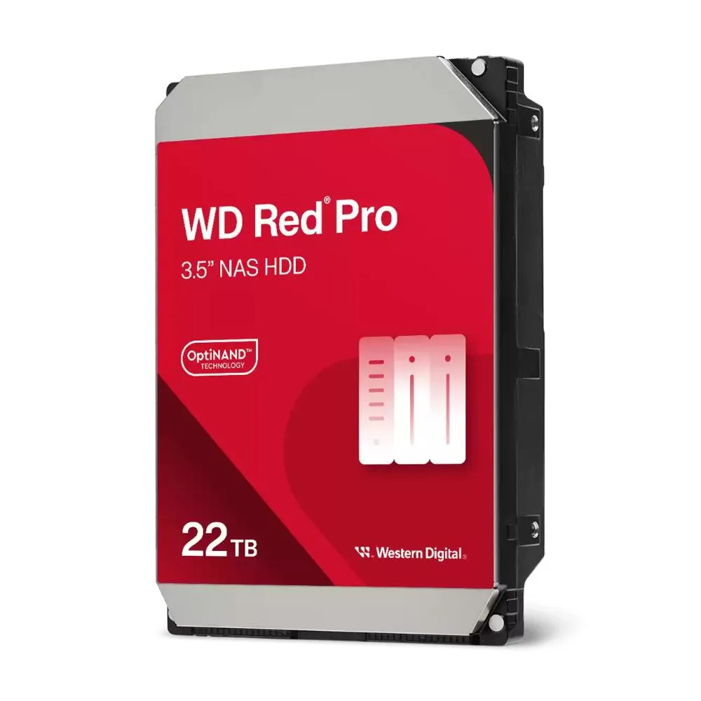Western Digital WD Red Pro 22TB 3.5" SATA 7200RPM NAS Internal Hard Disk Drive