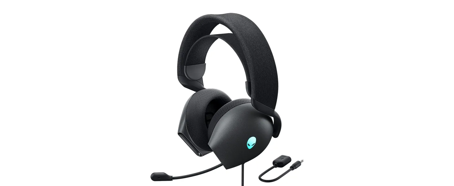 Alienware AW520H Wired Gaming Headset Dark Side Of the Moon overview 2