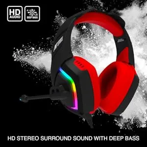 Ant Esports H530 Multi-Platform Pro RGB Gaming Headset - RED overview 6