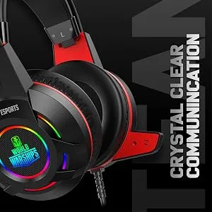 Ant Esports H550W RGB Headset (Black-Red) overview 6