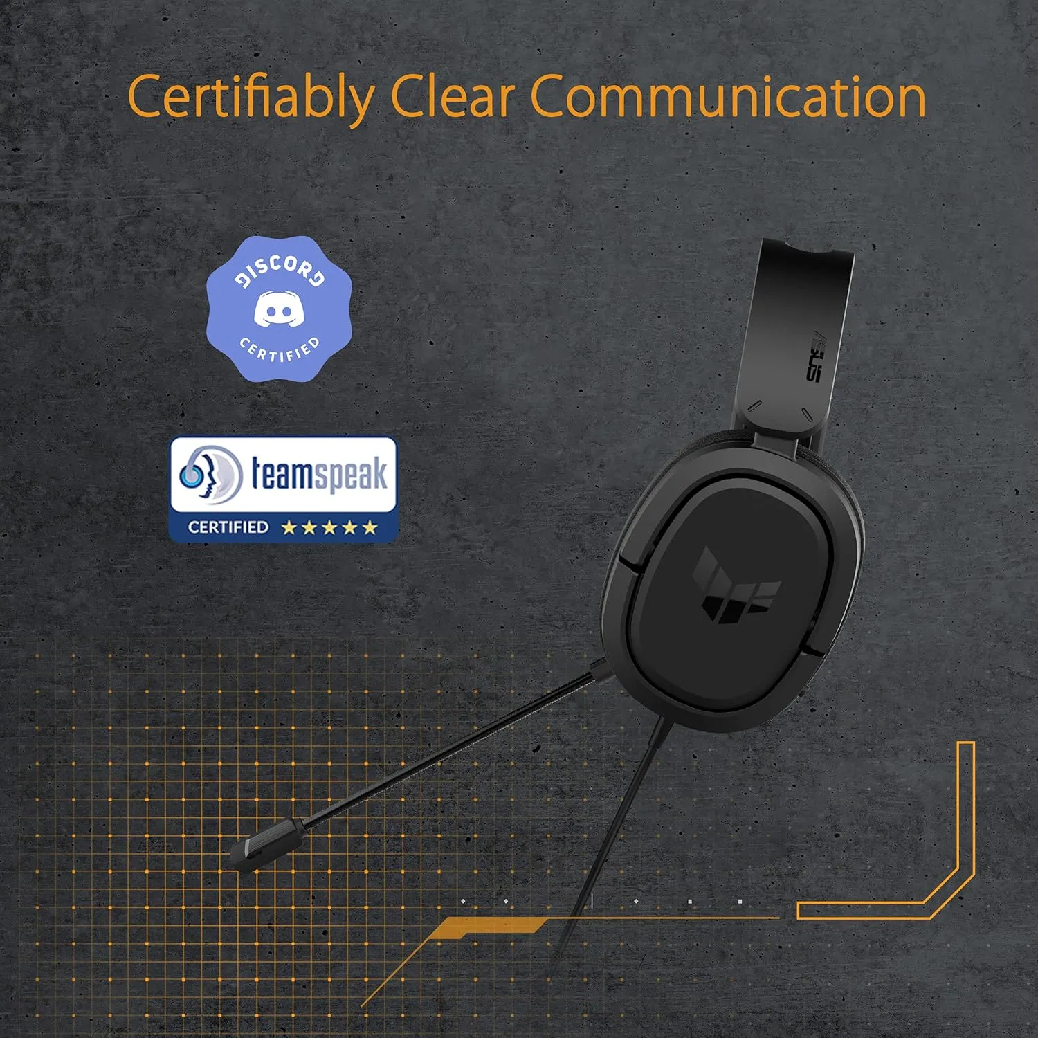 Asus TUF Gaming H1 Gaming Headset overview 3