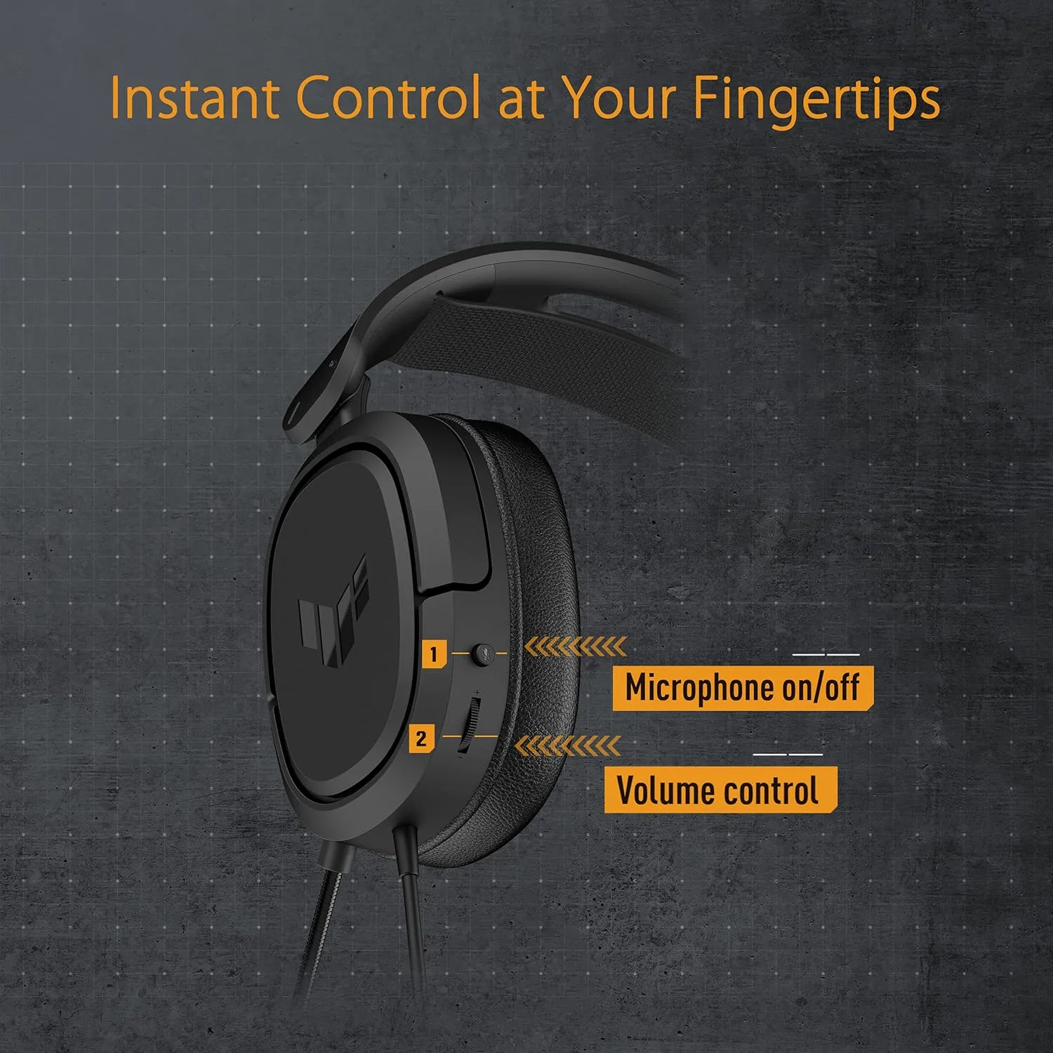 Asus TUF Gaming H1 Gaming Headset overview 5