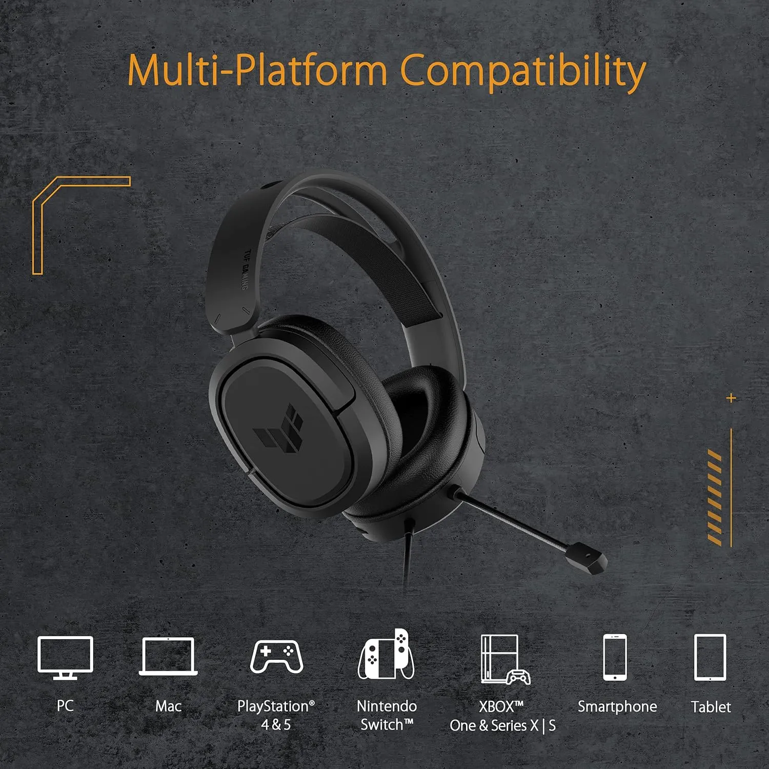 Asus TUF Gaming H1 Gaming Headset overview 6