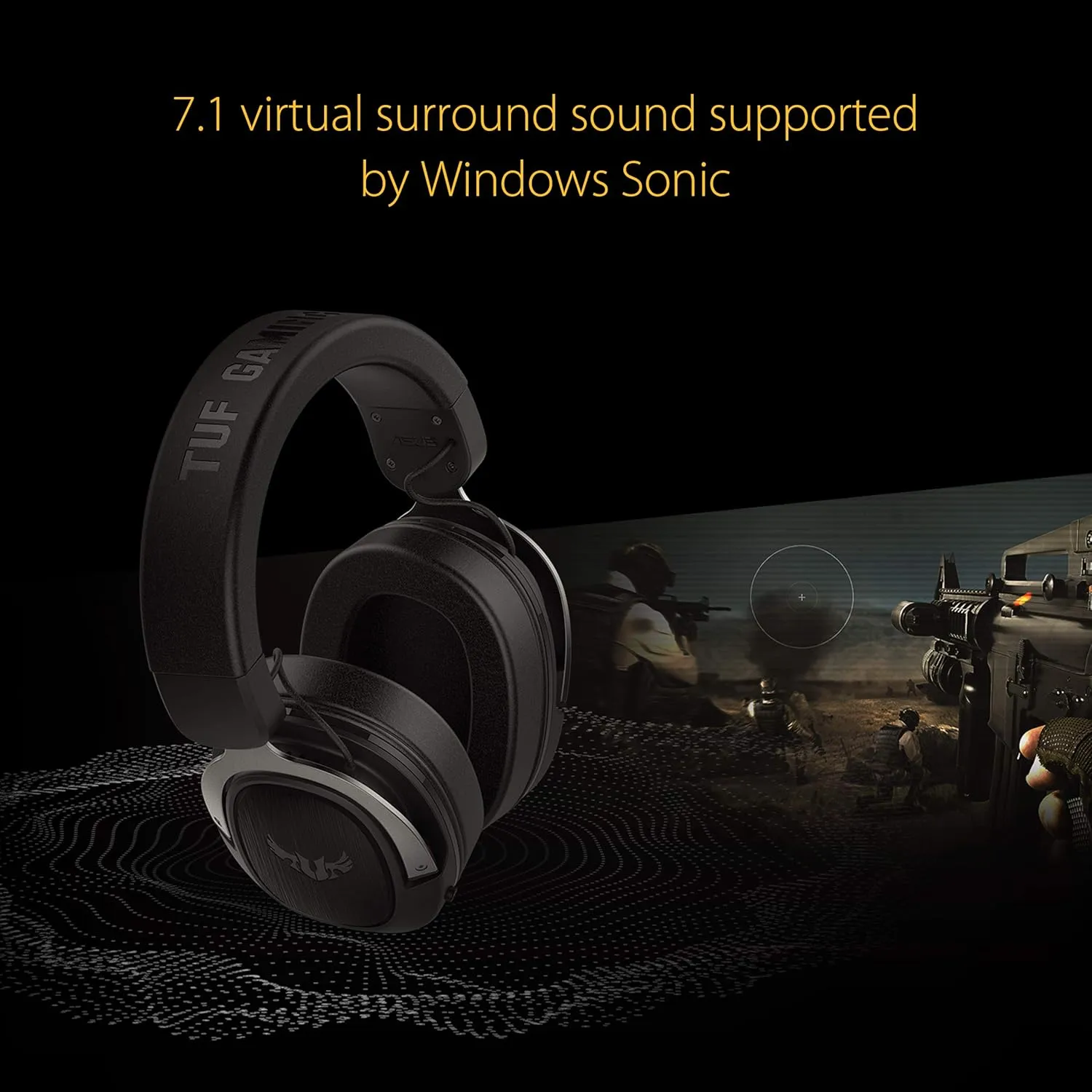 Asus TUF Gaming H3 Silver Headset overview 1