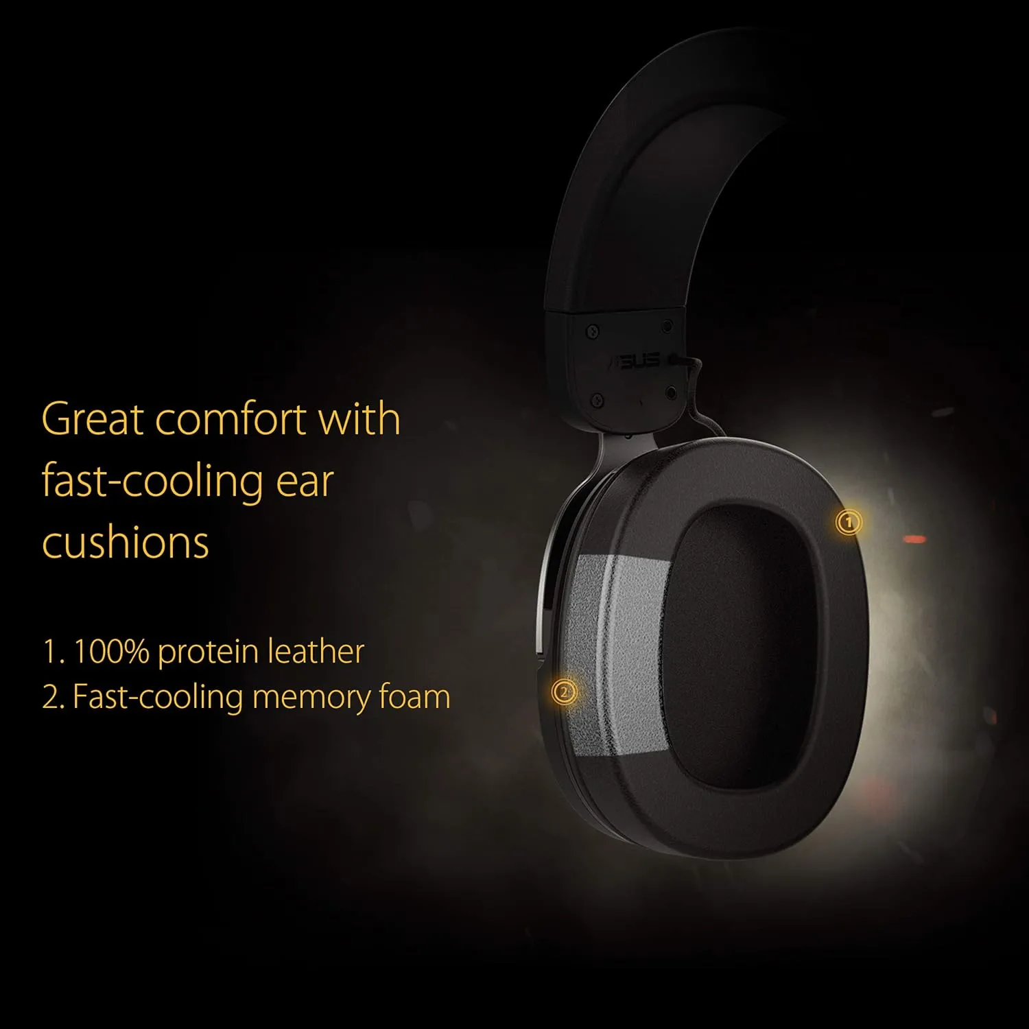 Asus TUF Gaming H3 Silver Headset overview 3