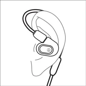 Audio Technica ATH-E70 Professional In Ear Wired Headphone without Mic overview 3