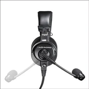 Audio Technica BPHS1 Wired Over The Ear Headset with Mic (Black) overview 5