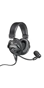 Audio Technica BPHS1 Wired Over The Ear Headset with Mic (Black) overview 8