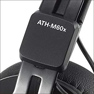 Audio-Technica ATH-M60X Wired On Ear Headphone Without Mic (Black) overview 4