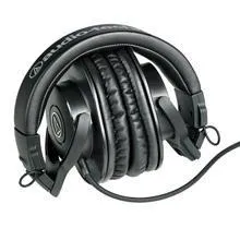 Audio-Technica Ath-M30X Wired On Ear Headphones Without Mic (Black) overview 7
