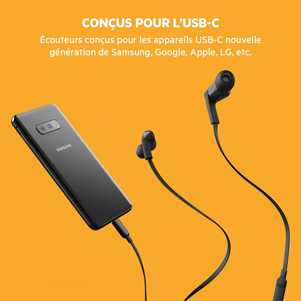 Belkin RockStar In-Ear Headphones with USB Type-C Connector (Black) overview 2