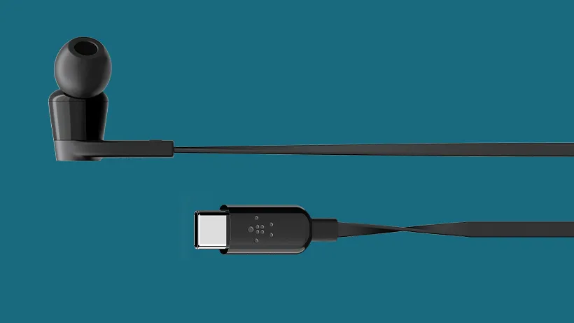 Belkin RockStar In-Ear Headphones with USB Type-C Connector (White) overview 2
