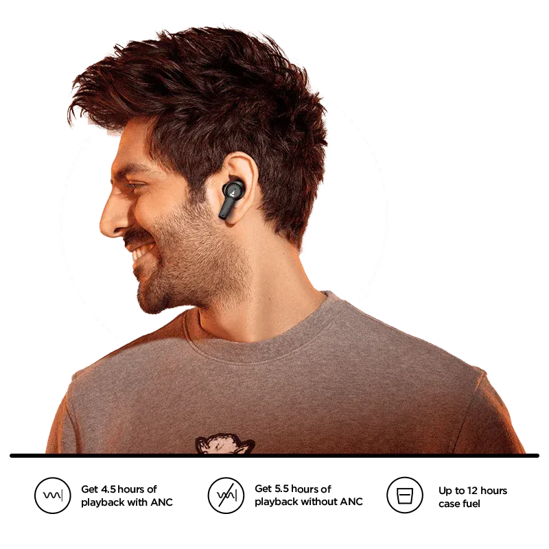 Boat Airdopes 411 ANC in Ear TWS Earbuds (Blue) overview 5