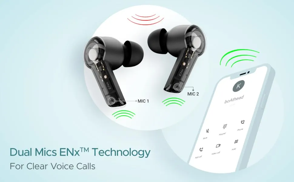 Boat Airdopes 411 ANC in Ear TWS Earbuds (Grey Hurricane) overview 8