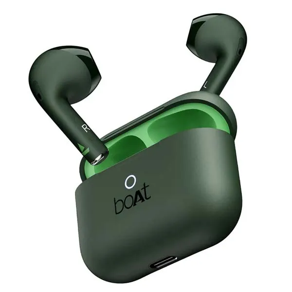 Boat Airdopes Alpha 35Hrs Battery Bluetooth TWS Earbuds (Pine Green)