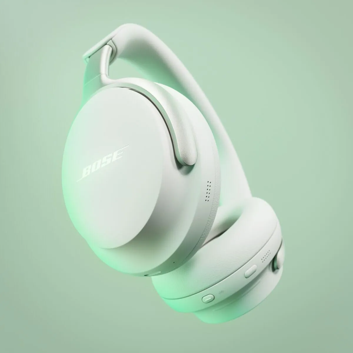 Bose QuietComfort Ultra Wireless Noise Canceling Over-Ear Headphones (White Smoke) overview 1