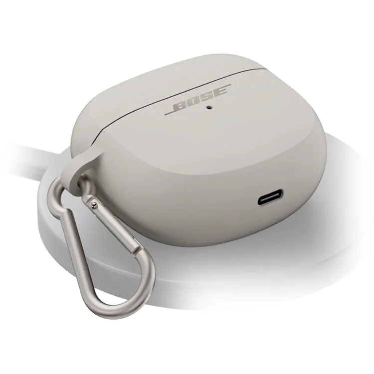 Bose Ultra Open Earbuds Wireless Charging Case Cover (White Smoke)