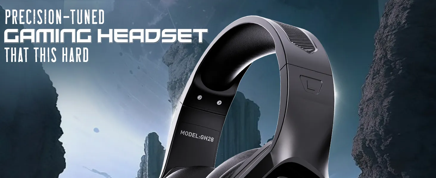 CLAW GH28 Wired RGB 40mm Driver Gaming Headset overview 1