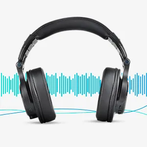 CLAW SM50 Professional Studio Monitoring DJ Headphones Black Red overview 2
