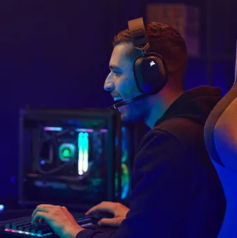 CORSAIR HS80 RGB Wireless Gaming Headset (Carbon Black) overview 8