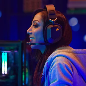 CORSAIR HS80 RGB Wireless Gaming Headset (Carbon Black) overview 9