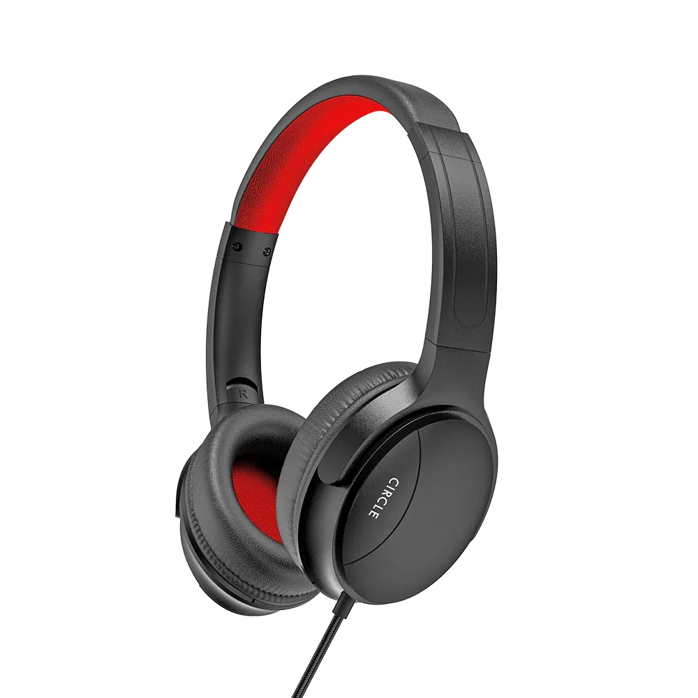 Circle Xplode 102 Full Range, Over-Ear Headphones - Black Red overview 1