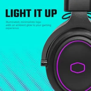 Cooler Master CH331 RGB 7.1 Surround Sound Gaming Headset (Black) overview 1