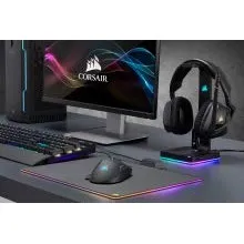 Corsair Gaming ST100 RGB Premium Headset Stand with 7.1 Surround Sound (Black) overview 7