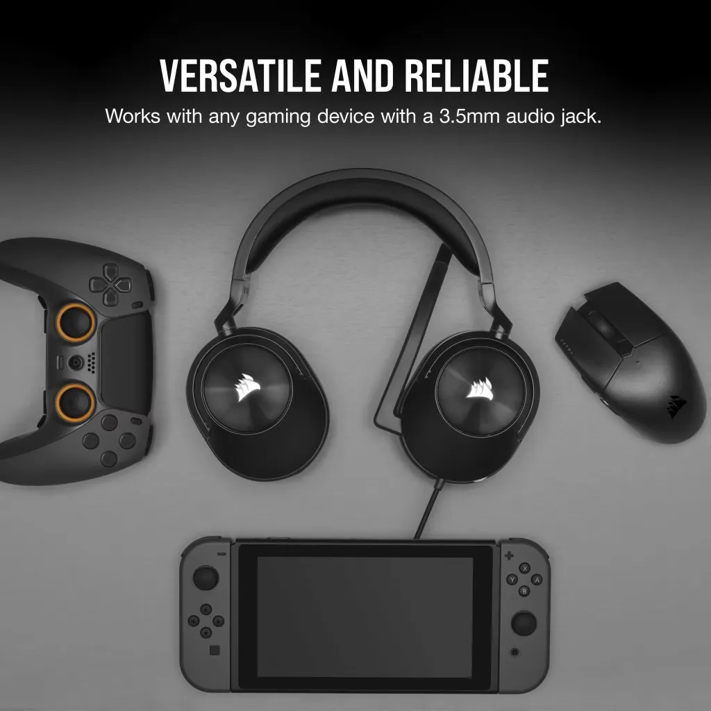 Corsair HS55 Stereo Gaming Headset (Black) overview 4