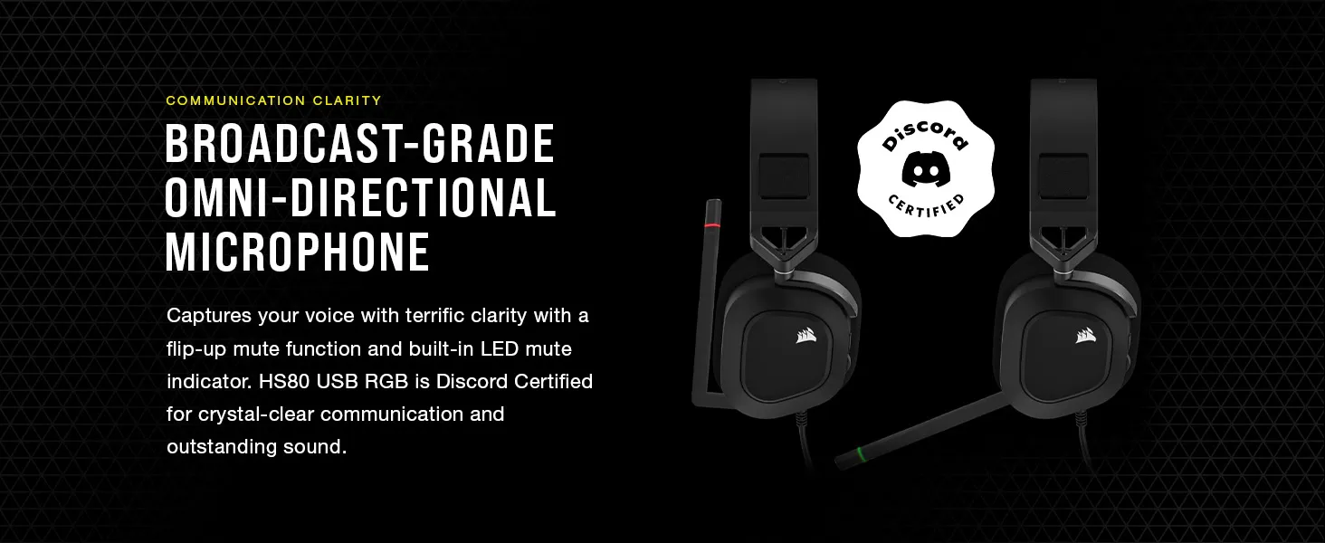 Corsair HS80 RGB USB Wired Gaming Headset overview 6