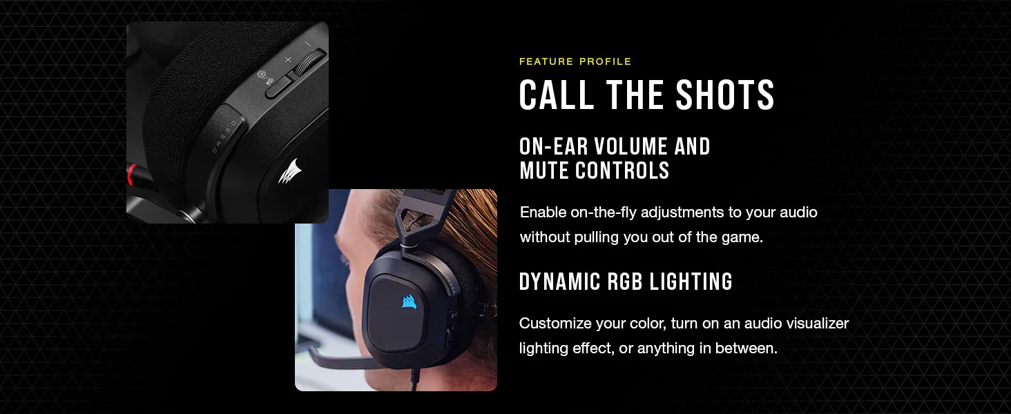Corsair HS80 RGB USB Wired Gaming Headset overview 7