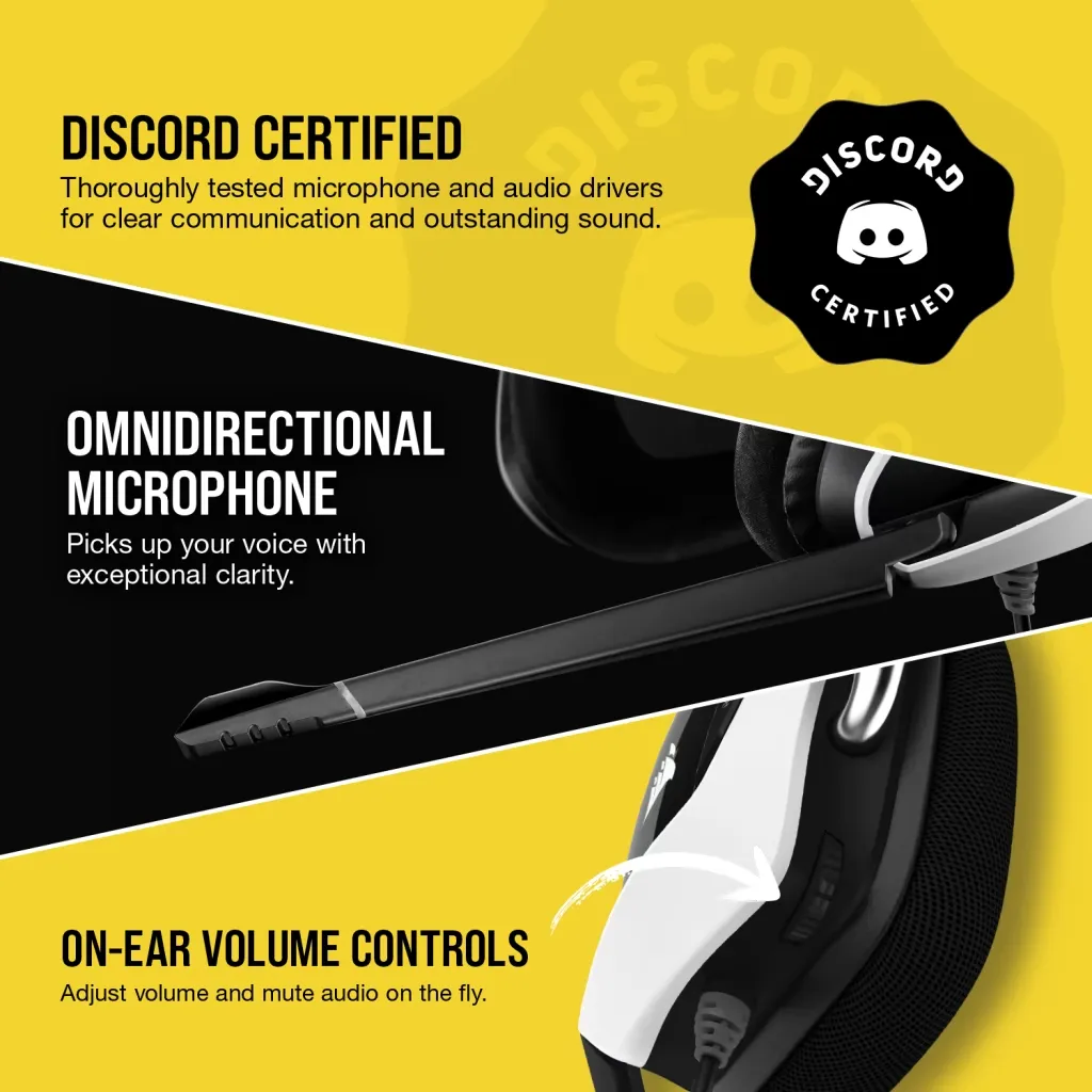Corsair VOID RGB ELITE USB Premium Gaming Headset with 7.1 Surround Sound (White) overview 4