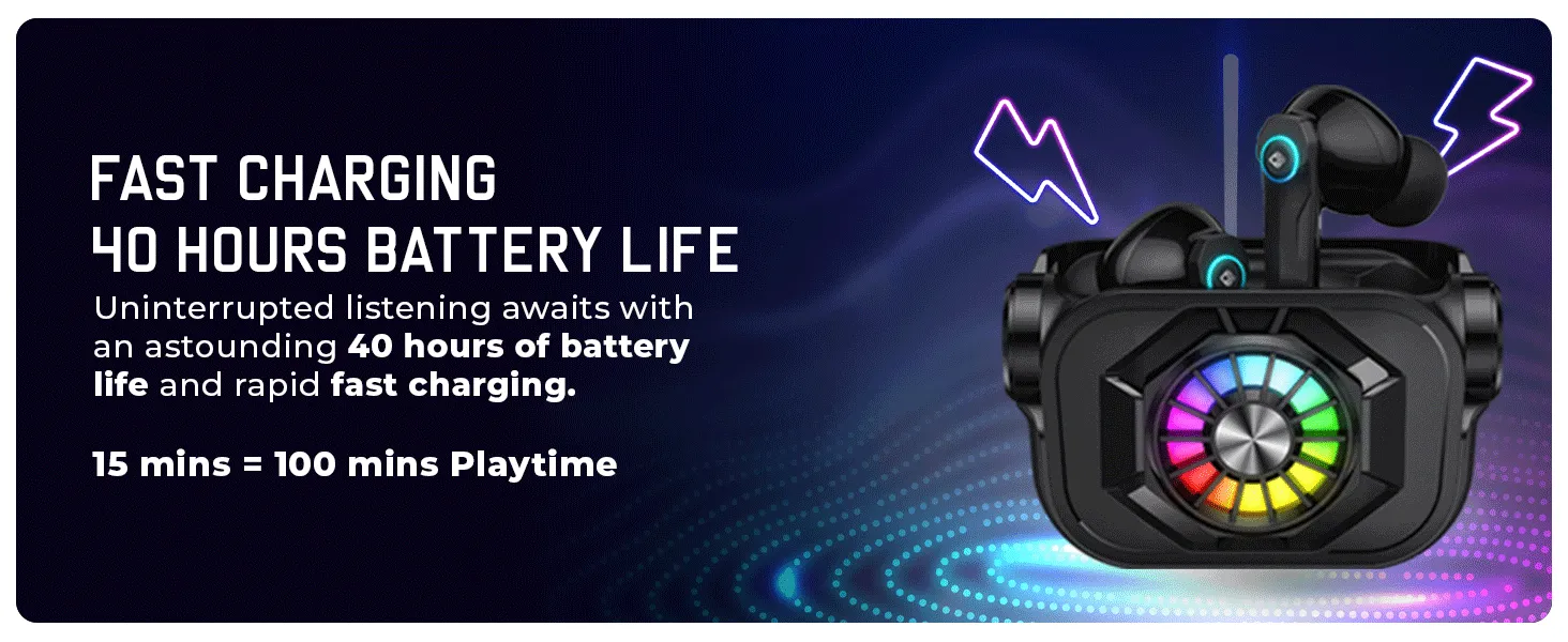 Cosmic Byte CosmoBuds X50 TWS Earbuds (Black) overview 12