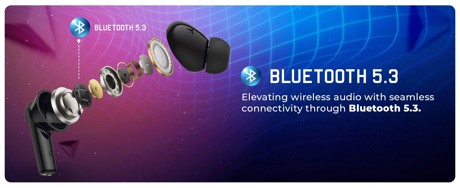 Cosmic Byte CosmoBuds X50 TWS Earbuds (Red) overview 5
