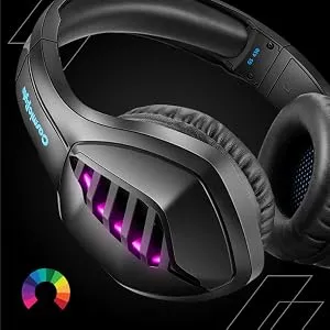 Cosmic Byte GS430 Gaming wired over ear Headphone with mic - Black overview 4
