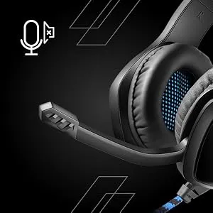 Cosmic Byte GS430 Gaming wired over ear Headphone with mic - Black overview 6