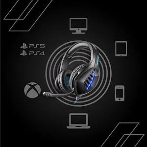 Cosmic Byte GS430 Gaming wired over ear Headphone with mic - Black overview 8