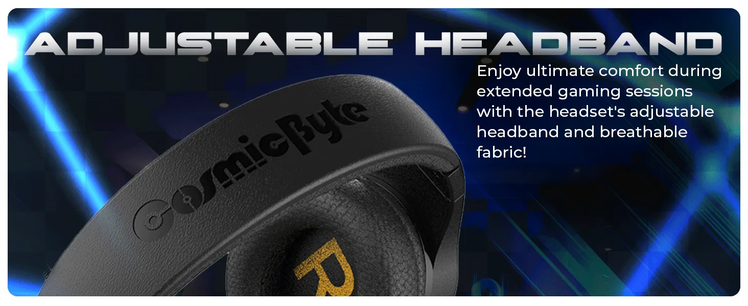 Cosmic Byte Inferno 2.4Ghz Wireless + Bluetooth + Wired Headphone (Black) overview 6