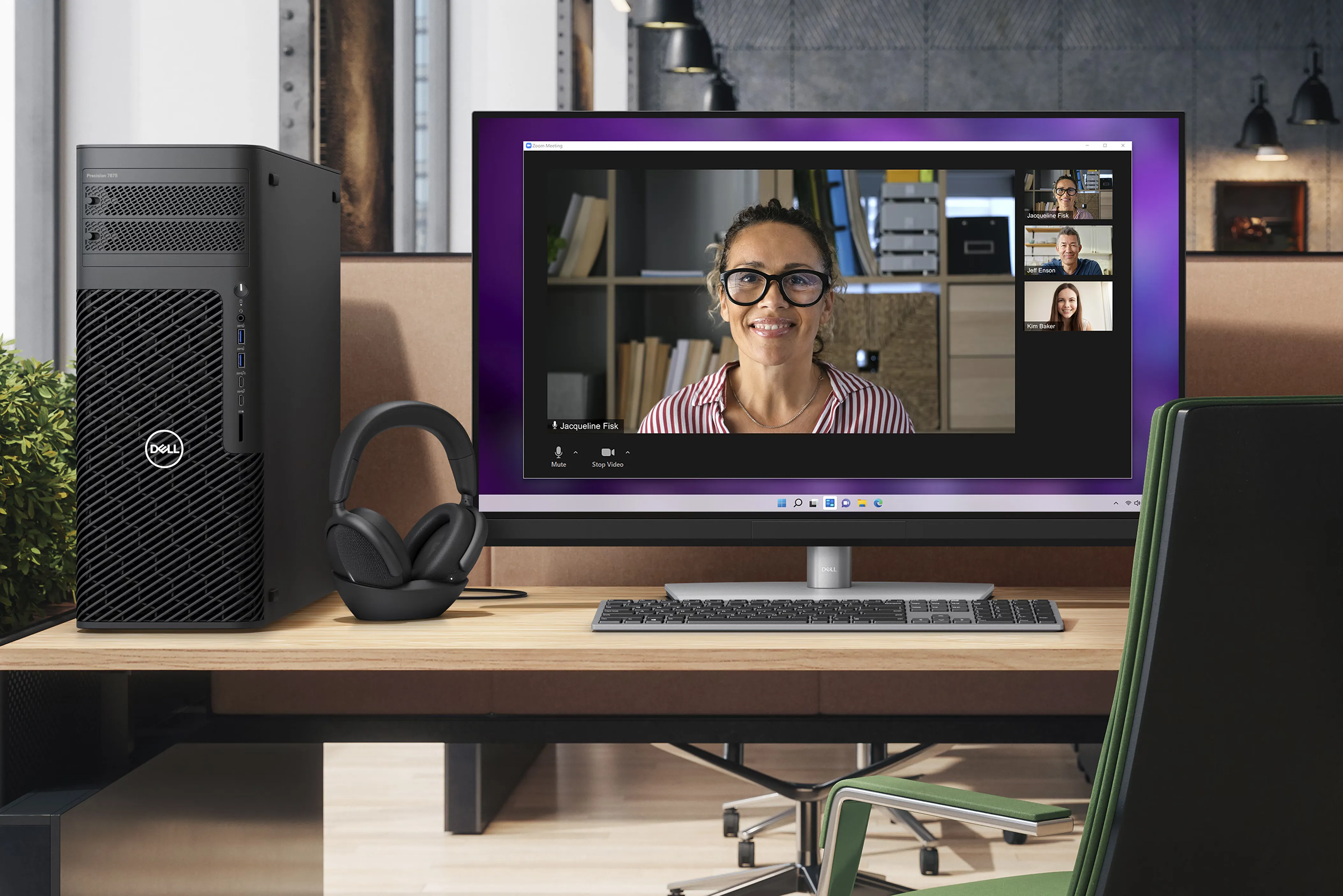 Dell Pro WL7024 Premium Wireless ANC Headset overview 8