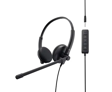 Dell WH1022 Stereo Headset overview 1