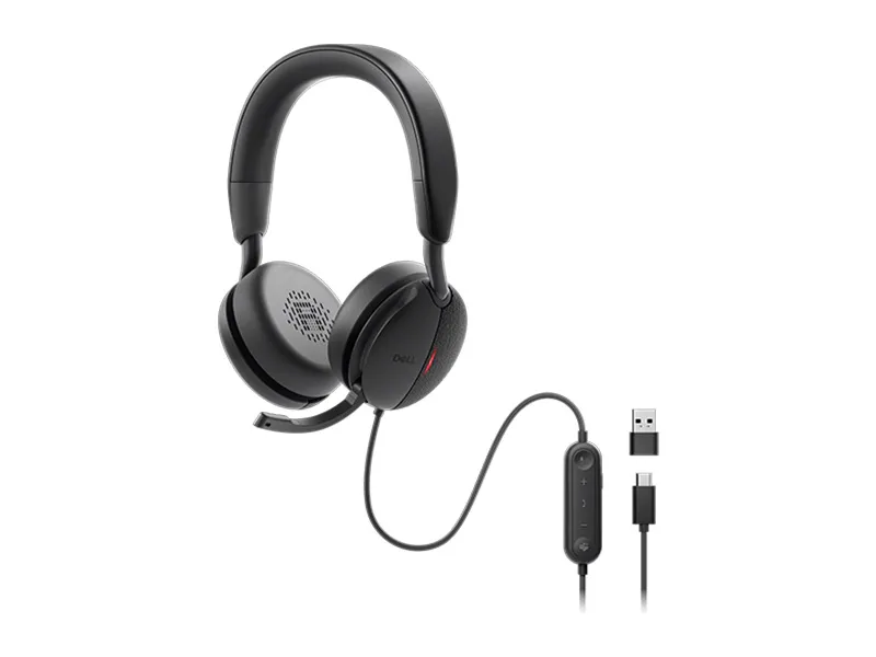 Dell WH5024 Pro Wired Active Noise Cancelling Headset overview 2