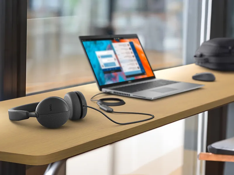 Dell WH5024 Pro Wired Active Noise Cancelling Headset overview 5