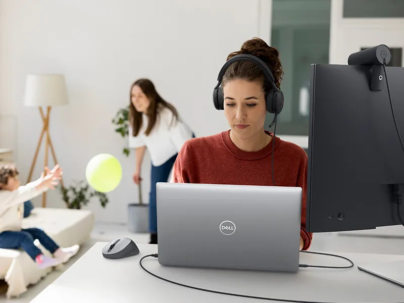 Dell WH5024 Pro Wired Active Noise Cancelling Headset overview 7